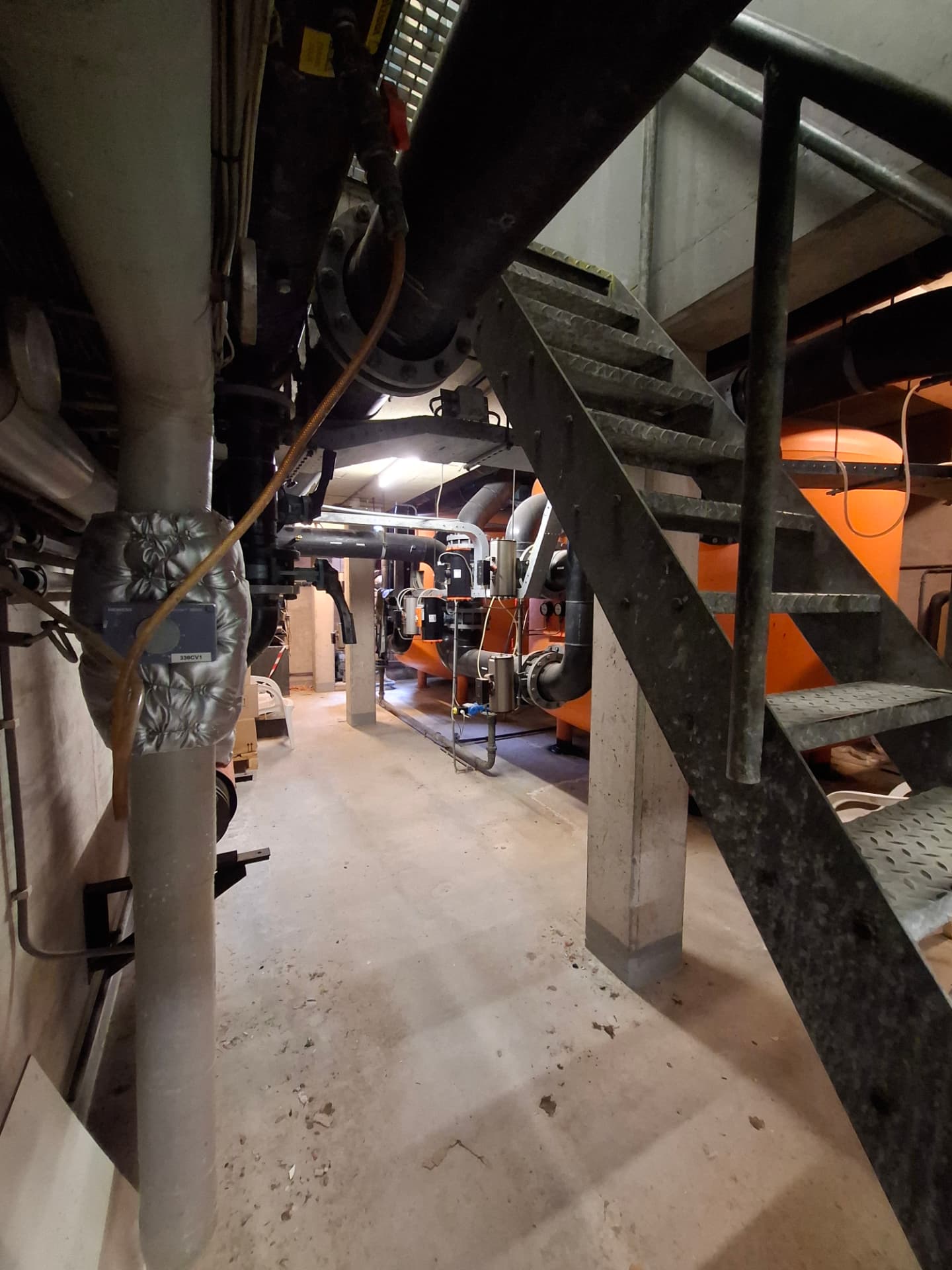 Machinekamer van Zwembad De Meerval